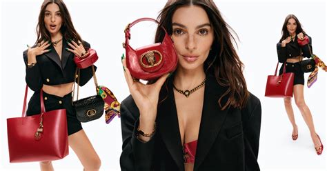 Emily Ratajkowski is Golden in Kurt Geiger Holiday 2024 Ad